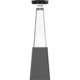 Kratki Umbrella Real Flame Pyramid Patio Heater - Black