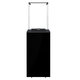 Woodford Gas Patio Heater with Black Glass Panels