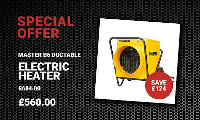 Save £124.00 on the Master B18 Electric Heaters