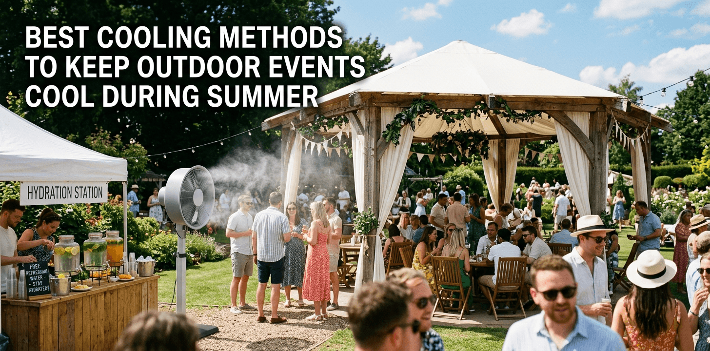 The Best Cooling Methods to Keep Outdoor Events Cool During Summer