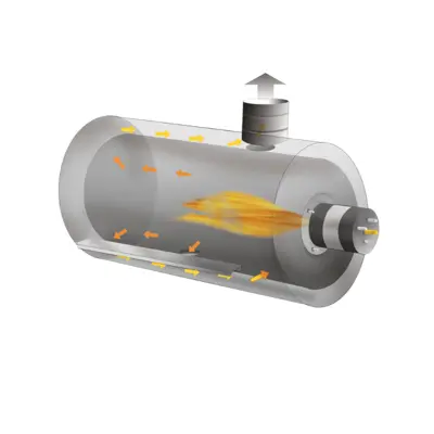 Arcotherm EC55 indirect oil fired space heater