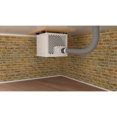An Ecor Pro DH800 DryFan Desiccant Dehumidifier 220v on a white background.
