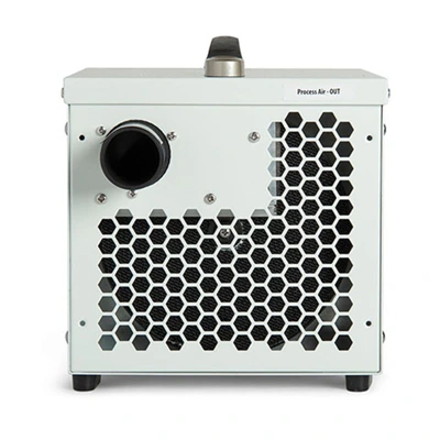 An Ecor Pro DH800 DryFan Desiccant Dehumidifier 220v on a white background.
