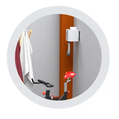 An Ecor Pro DH800 DryFan Desiccant Dehumidifier 220v on a white background.
