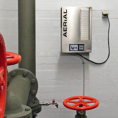 Aerial AD110 Wall Mounted Dehumidifier in waterworks