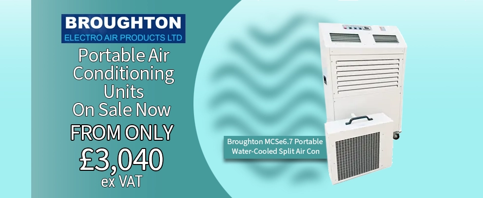 Broughton MCSe6.7 Portable Water-Cooled Split Air Conditioner 230v
