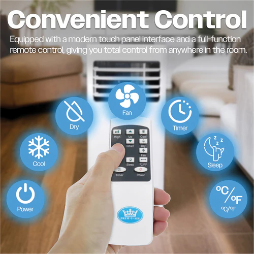 Prem-I-Air EH1922 Portable Air Conditioner with Remote Control