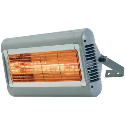 Tansun Sorrento 220 2kW Single Wall Mounted Infrared Heater Silver