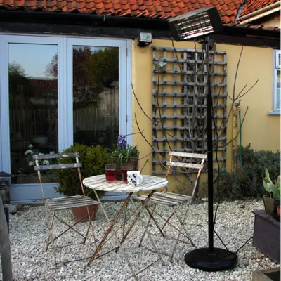 Sealey IFSH2003 Infrared Quartz Patio Heater with Telescopic Stand