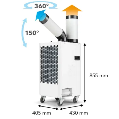 Trotec PT 2700 SP Portable Air Conditioner 240v hose