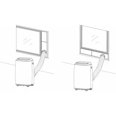 Air Conditioning Centre KYR-45GW/LUX Portable WiFi Air Conditioner & Heat Pump 230v connection