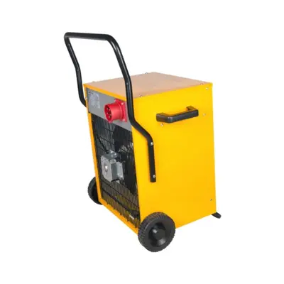 Dania 22kW Portable Electric Fan Heater with Trolley - 3 Phase Side