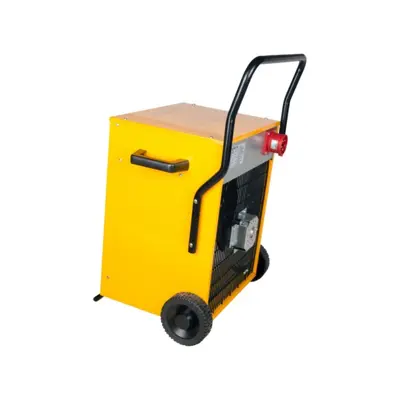 Dania 22kW Portable Electric Fan Heater with Trolley - 3 Phase Side