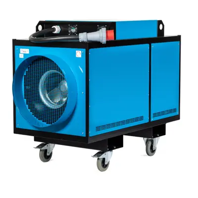 Broughton Mighty Heat FF80 Industrial Heater on a white background