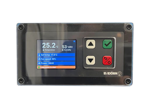 El-Björn TF36 EBC 360° Electric Fan Heater - 3-Phase