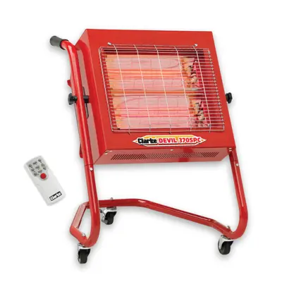 Clarke Devil 370SPC Remotely Controlled Halogen Infrared Heater