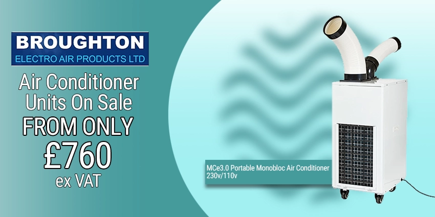 Broughton MCe3.0 Portable Monobloc Air Conditioner 230v/110v