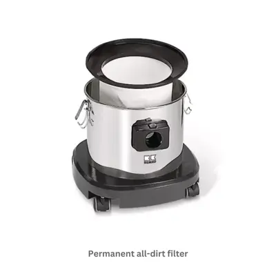 Permanent all-dirt filter