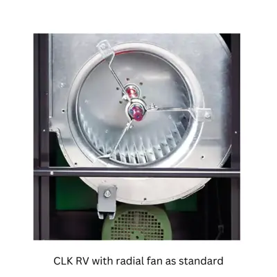 CLK RV with radial fan as standard