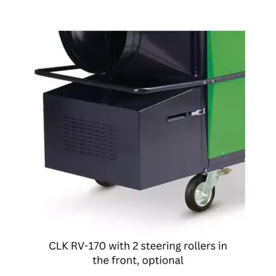 CLK RV-170 with 2 steering rollers in the front, optional
