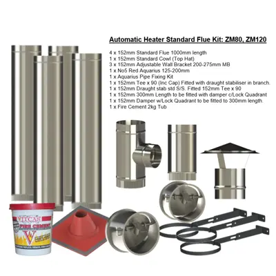 ZM80 ZM120 Standard Complete Flue Kit