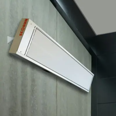 Ecosun S+ Radiant Heating Panel Series Adjustable Tilt Brackets Wall-Mounted