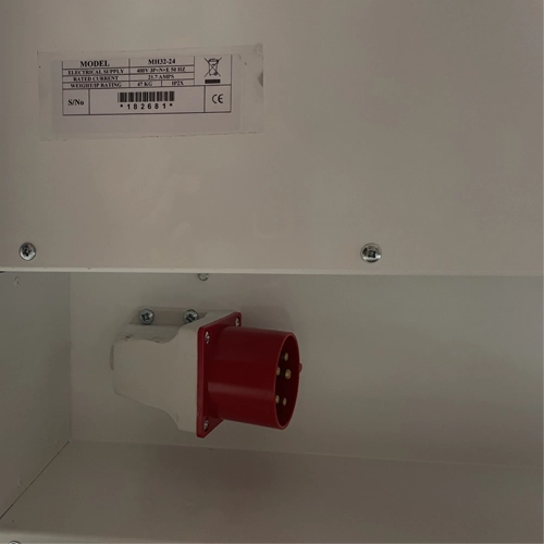 Broughton MH32 15 kW 3 Phase Vertical Electric Fan Heater – Rear Connection Port
