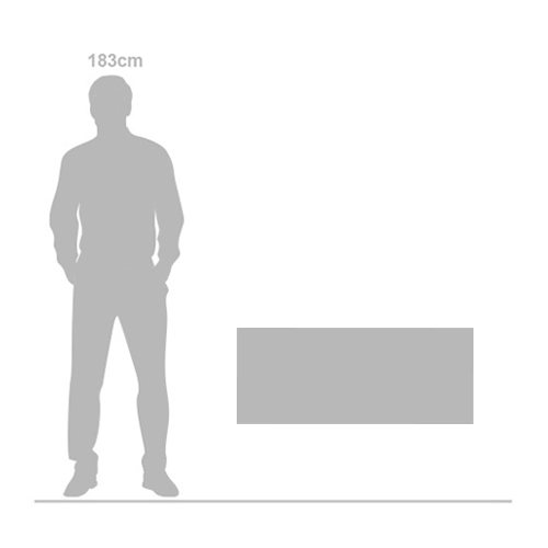 RadiWarm HE4100 Low-Height Electric Radiator Scale Image