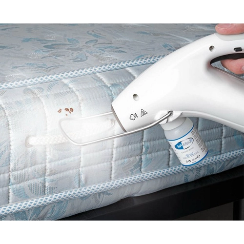 Steam treatment on mattress