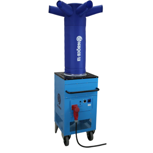 El-Björn TF18 18kW Electric Commercial Heater – Angled View