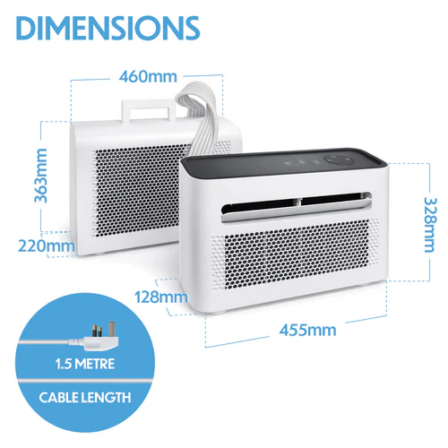 Prem-I-Air EH1962 5000 BTU Split Air Conditioner Dimensions