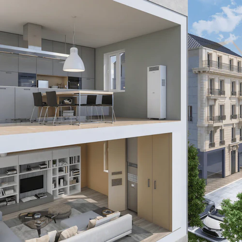 Olimpia Splendid Unico Vertical Apartment Installation