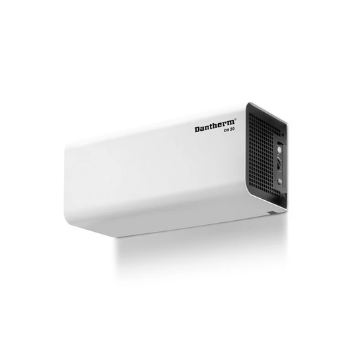 Right angled view of the Dantherm DH 20 commercial dehumidifier