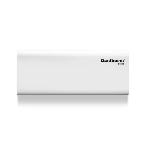 Front view of the Dantherm DH 20 wall-mounted commercial dehumidifier