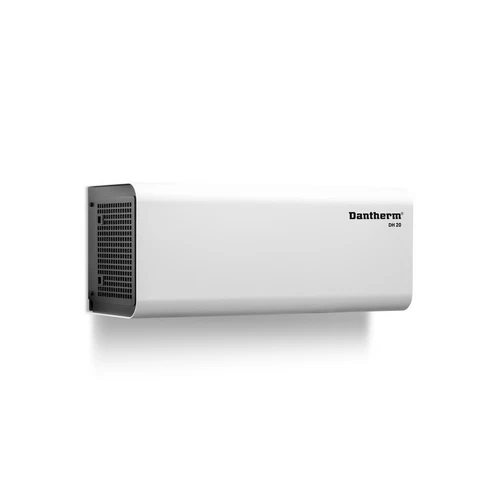 Left-side view of the Dantherm DH 20 wall-mounted dehumidifier