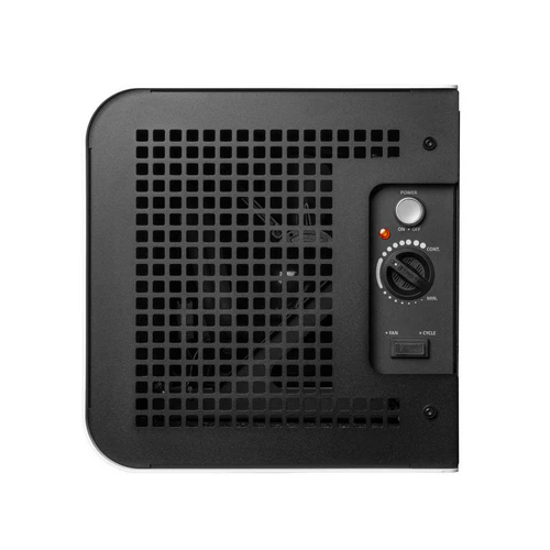 Side-right profile of the Dantherm DH 20 wall-mounted commercial dehumidifier