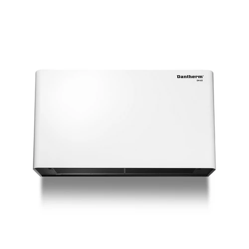Angled front view of the Dantherm DH 65 wall-mounted dehumidifier