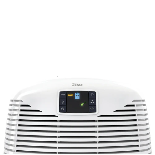 Ebac 3000 Series Smart Control digital display panel showing automatic humidity management settings