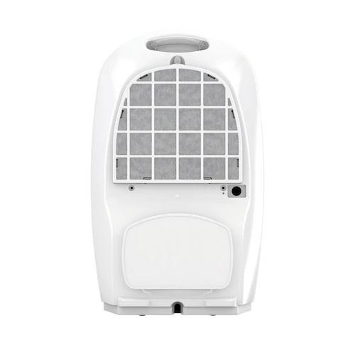 Ebac 2000 Series dehumidifier rear view showing air filtration system and maintenance access panel