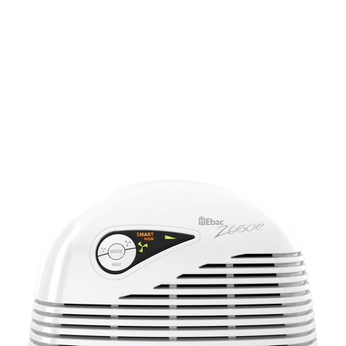 Ebac 2000 Series Smart Control display panel showing automatic humidity management settings