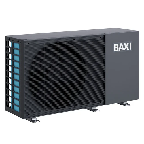 Baxi HP60 R290 High Temperature Monobloc Air Source Heat Pump rear angled view