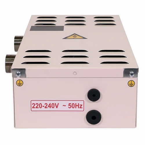 Worcester Bosch Single-Phase Electric Back-Up Heater front and side view