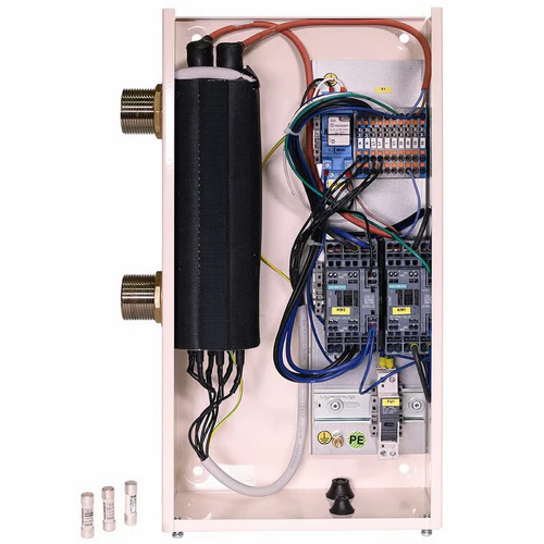 Worcester Bosch Single-Phase Electric Back-Up Heater internal components and wiring
