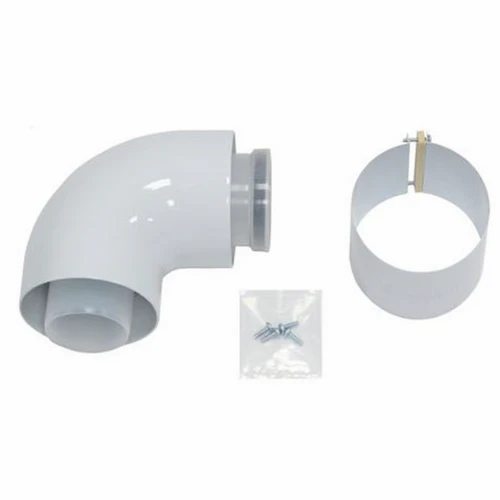 Vaillant HE100mm 90° Flue Elbow (ecoTEC / ecoMAX)