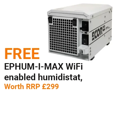 Ecor Pro EPD50Max Desiccant Dehumidifier 220v