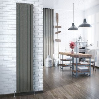 DQ Heating Tornado Double Vertical Radiator - Anthracite