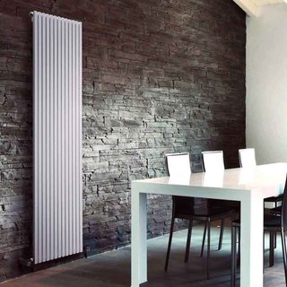 DQ Heating Cube Double Vertical Radiator - White