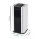 electriQ SF12000 Slimline Portable Air Conditioner 230v