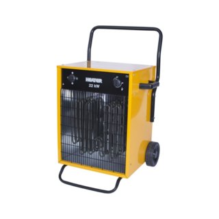 Dania 22kW Portable Electric Fan Heater with Trolley - 3 Phase
