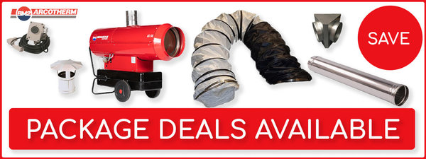 Package deals available for arcotherm heaters